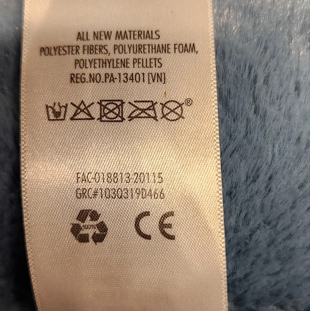 STITCH ADORABLE 15X12 Blue Plush Toy - Picture 8 of 9